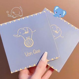 Set son Vongee 4 cây voi xanh
