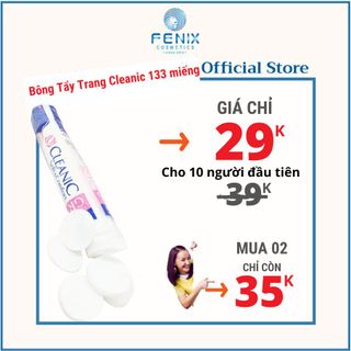 Bông Tẩy Trang Cleanic Soft And Comfort Cotton Pads 133 miếng siêu to