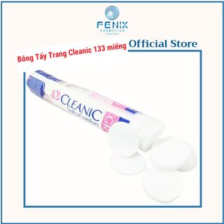 Bông Tẩy Trang Cleanic Soft And Comfort Cotton Pads 133 miếng siêu to