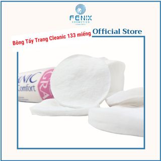 Bông Tẩy Trang Cleanic Soft And Comfort Cotton Pads 133 miếng siêu to