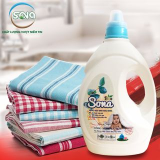 Nước Giặt Xả Thiên Nhiên SONA Hương Ban Mai 3.6Kg | Nước Giặt Xả 2in1 An toàn cho làn da, bảo vệ từng sợi vải