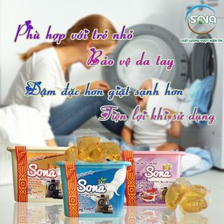 Hộp Viên Giặt Xả Hương Comfort | Viên Giặt Xả Quần Áo SoNa - Sản Phẩm Chiết Xuất Từ Thiên Nhiên Siêu Tiện Lợi |Hộp 30 Viên| Siêu Tiết Kiệm & An Toàn