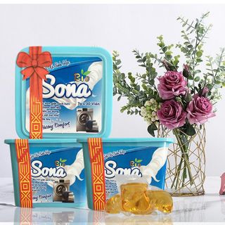 Hộp Viên Giặt Xả Hương Comfort | Viên Giặt Xả Quần Áo SoNa - Sản Phẩm Chiết Xuất Từ Thiên Nhiên Siêu Tiện Lợi |Hộp 30 Viên| Siêu Tiết Kiệm & An Toàn