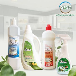 Nước Lau Sàn Thiên Nhiên SoNa 1.25kg Hương Chanh Xả | Đuổi Ruồi Muỗi, Côn Trùng, Cho Sàn Nhà Luôn Sáng Bóng