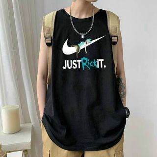 Áo tanktop logo in justrickit