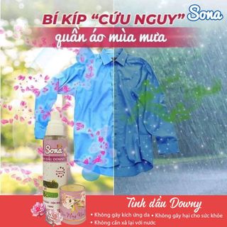TINH DẦU THIÊN NHIÊN SONA Hương Lộc Biếc 150ml| Xả vải khô - Xịt thơm quần áo sona, chiết xuất từ thiên nhiên, lưu hương bên lâu trên quần áo