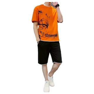Đồ bộ mặc nhà thun lạnh logo in Uzumaki