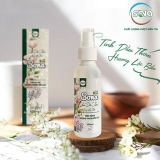 Tinh Dâù Thơm Hương Lộc Biếc 100ml | Tinh dầu thơm chiết xuất từ thiên nhiên| Xả vải khô, Xịt thơm quần áo SONA - Hương thơm êm dịu lưu giữ trên áo quần dài lâu