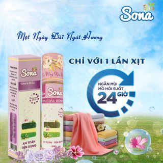 TINH DẦU THIÊN NHIÊN SONA Hương Lộc Biếc 150ml| Xả vải khô - Xịt thơm quần áo sona, chiết xuất từ thiên nhiên, lưu hương bên lâu trên quần áo
