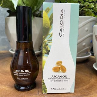 Tinh Dầu Calodia Argan Oil dưỡng bóng tóc 55ML