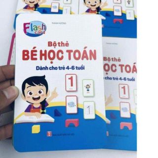 Thẻ Flashcard Bé Học Toán Tập Đếm Và Viết Số Cho Trẻ 4 - 6 Tuổi