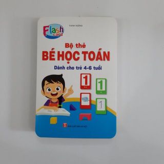 Thẻ Flashcard Bé Học Toán Tập Đếm Và Viết Số Cho Trẻ 4 - 6 Tuổi
