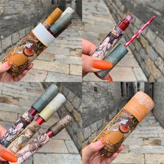 Set son Vongee ống cam