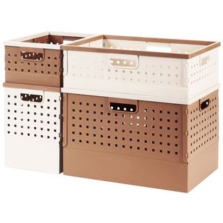 Rổ Chữ Nhật Iseto Nâu S I-316-3 giá sỉ
