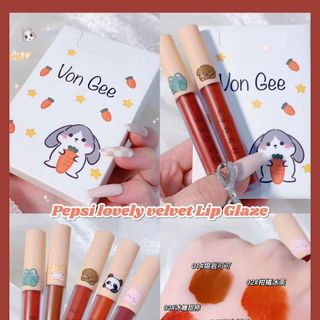 Set son Vongee trắng thỏ 5 cây