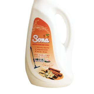 Nước Lau Sàn Thiên Nhiên SoNa 1.25kg Hương Quế | Cho Sàn Nhà Sáng Bóng, Hương Thơm Mát Từ Thiên Nhiên