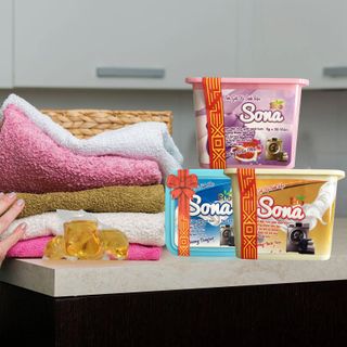 Hộp Viên Giặt Xả Hương Nước Hoa| Viên Giặt Xả Quần Áo SoNa - Sản Phẩm Chiết Xuất Từ Thiên Nhiên Siêu Tiện Lợi |Hộp 30 Viên| Siêu Tiết Kiệm & An Toàn