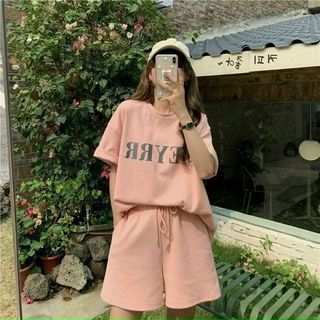 Đồ bộ mặc nhà thun cotton logo in MEYRR đẹp