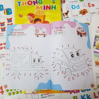 Túi 8 cuốn tô màu thông minh