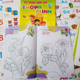 Túi 8 cuốn tô màu thông minh