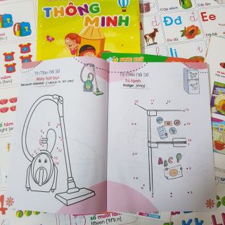 Túi 8 cuốn tô màu thông minh