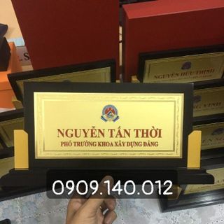 Bảng chức danh gỗ đồng, bảng chức danh phối gỗ đẹp, chất lượng