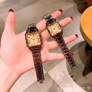 ĐỒNG HỒ CARRTIER COUPLE MẶT VUÔNG