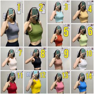 Áo Croptop Vạt Ngang len tăm cao cấp