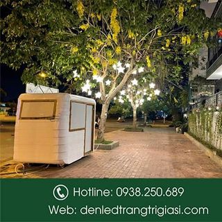 Lồng Đèn Ngôi Sao Nhựa 32cm - Trang Trí Ngoài Trời