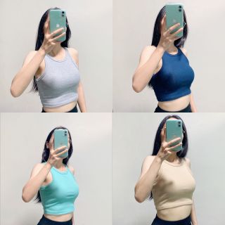 Áo Croptop Vạt Ngang len tăm cao cấp