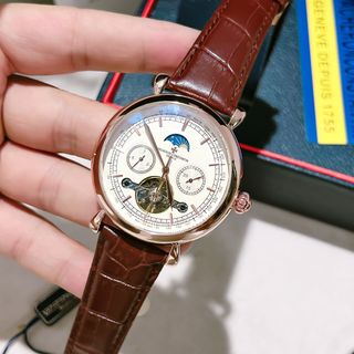 Đồng hồ Da vecharon contan