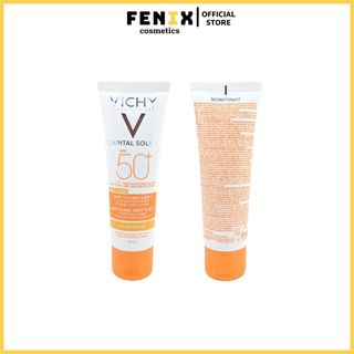 Kem Chống Nắng Vichy CAPITAL SOLEIL ANTI-DARK SPOT 3IN1  SPF50+ 50ml - ( Ngăn sạm da, giảm thâm nám hằng ngày )