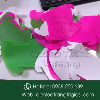Lồng Đèn Nhựa Thả Trang Trí Kiểu Ráp IQ Tròn 30cm - Trang Trí Ngoài Trời