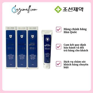 Kem đánh răng Q-Plant Plus Hàn Quốc 180g – Tinh chất mộc dược giúp đánh trắng răng loại bỏ mùi hôi miệng giá sỉ