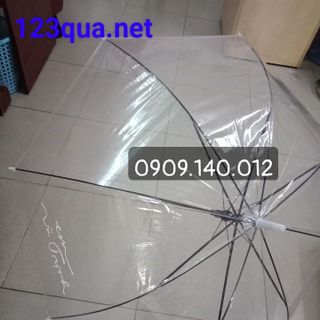 Xưởng sản xuất ô dù cầm tay in logo theo yêu cầu, ô dù trong suốt