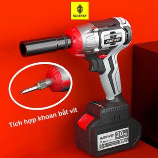 Máy khoan pin không chổi than, máy siết bulong NANWEI D0008398