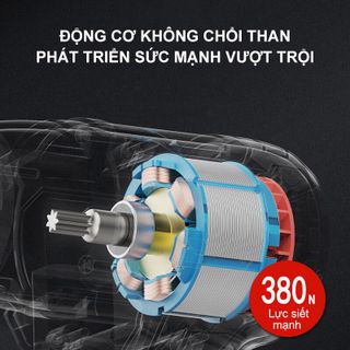 Máy khoan pin không chổi than, máy siết bulong NANWEI D0008398