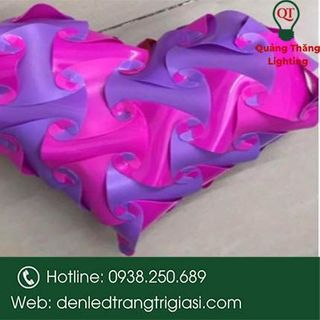 Lồng Đèn Nhựa Thả Trang Trí Kiểu Ráp IQ Trái Tim 30cm - Trang Trí Ngoài Trời