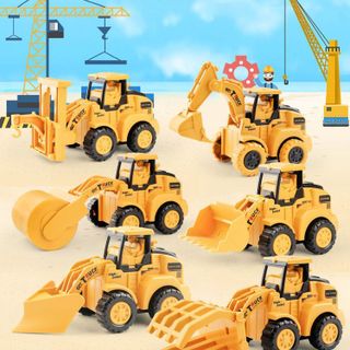Bộ 6 xe công trường cho bé