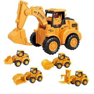 Bộ 6 xe công trường cho bé