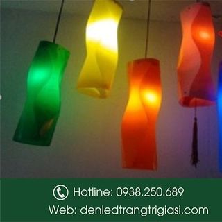 Lồng Đèn Nhựa Thả Trang Trí Kiểu tam giác - Trang Trí Ngoài Trời