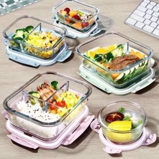 Hộp thuỷ tinh đựng cơm 3 ngăn