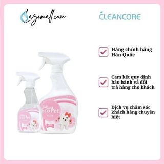 [FREESHIP] Xịt Khử Mùi Thú Cưng Eco-Pet Hàn Quốc 900ml/540ml - Clean Core # giá sỉ