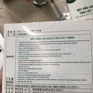 Bột Mầm Lúa Mạch YUMMY