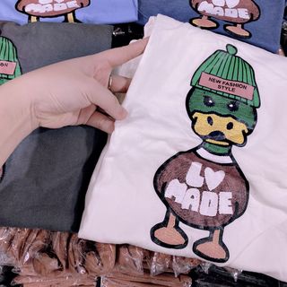 Áo Thun Tay Lỡ Giấu Quần Vịt