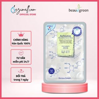 Mặt nạ giấy 3D Hàn Quốc trẻ hóa phục hồi da BeauuGreen Arbutin 3D Essence Mask 23g giá sỉ