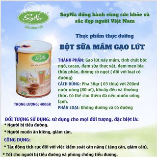 Sữa Hạt thực dưỡng.