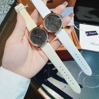 ĐỒNG HỒ SWAROVSKl DA NỮ CAO CẤP SALE NEW