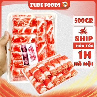 Ba Chỉ Bò Mỹ | Ba Chỉ Bò thái cuộn khay 500g giá sỉ