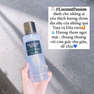 Xịt Thơm Nước Hoa Toàn Thân Có Nhũ Victoriia Secret